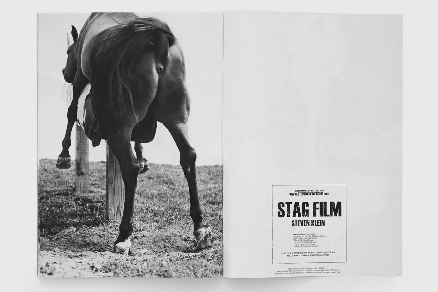 Stag Film, 2010 Book Only